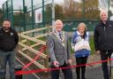 Pictured (left to right) Garry Teeson, Mayor Cllr Mike Kermode, Deputy Mayor Cllr Val Simmons and Cllr Mike Elgin