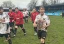 CPD Y Rhyl celebrated victory over Nantlle Vale.