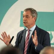 Brexit Party leader Nigel Farage speaking at the Best Western Grand Hotel in Hartlepool. Image: Owen Humphreys/PA Wire