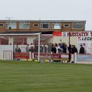 Prestatyn Town suffered damage to their clubhouse in addition to stolen items