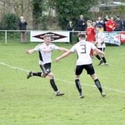 A photo from Rhyl's 2-1 win at CPD Y Felinheli