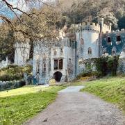 Gwrych Castle, near Abergele. The castle played host to I'm A Celebrity...Get Me Out of Here! In 2020 and 2021.