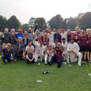 St Asaph Cricket Club celebrate. Picture: St Asaph CC/X
