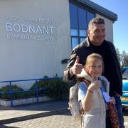 Actor Spencer Wilding visits Bodnant School.