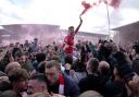 Celebrations for Wrexham as they win promotion to League One