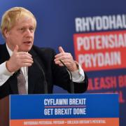 Prime Minister Boris Johnson at the launch of the Conservative Party Welsh manifesto in Wrexham. Picture: PA