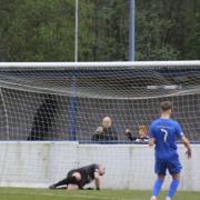 A photo from Rhyl's 3-1 win at Llangefni Town