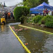 Dyserth Waterfall RNLI Duck Boat Race 2024