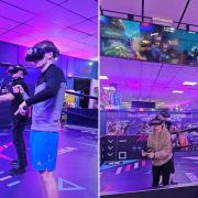 The VR arena at Knightly's Amusements