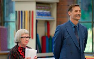 Esme Young and Patrick Grant will be judging the performance of the sewers during the competition