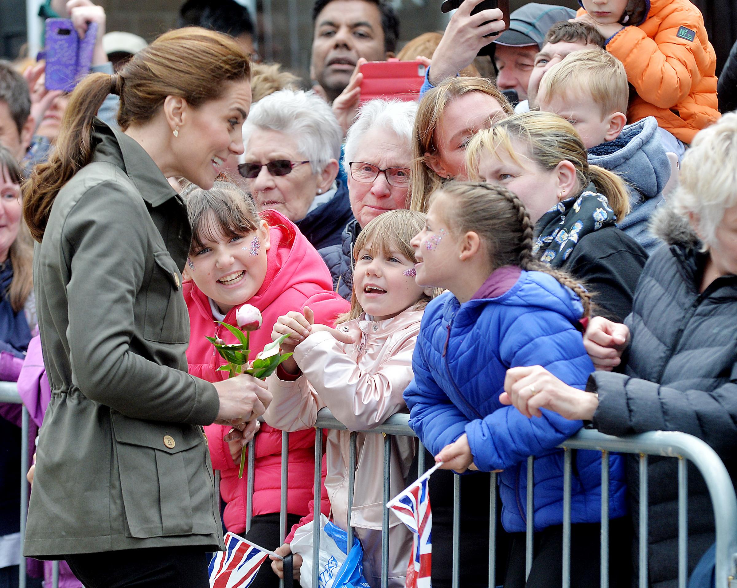 Duke and Duchess of Cambridge visit Keswick. Photo: Tom Kay