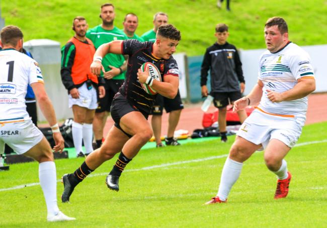 Rhys Tudor in action for RGC (Photo by Tony Bale)
