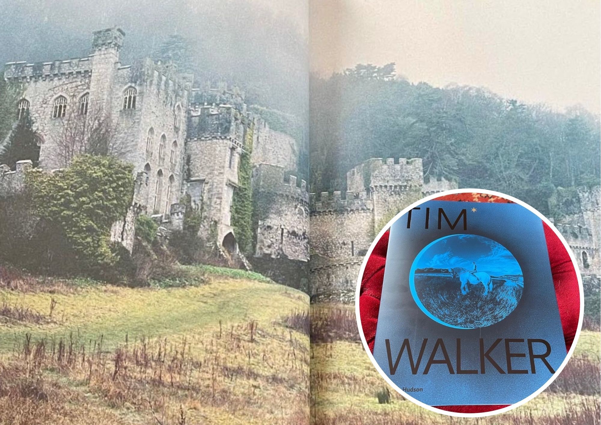 Tim Walkers previous photo shoot at the castle for Vogue was featured in his book: Shoot for the Moon. Picture: Gwrych Castle
