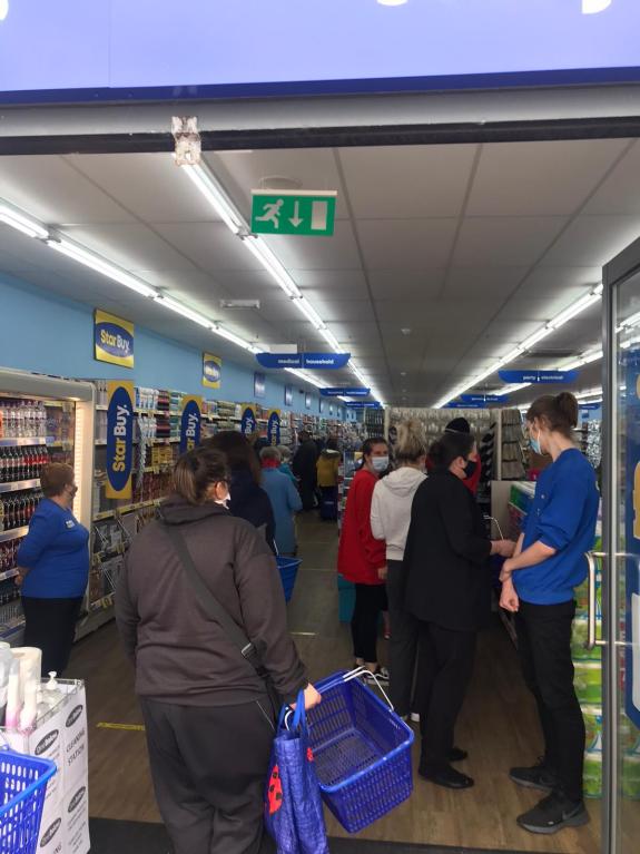 Rhyl Journal: Shoppers attend the opening of One Below in Rhyl on May 28 Rhyl Journal: Shoppers attend the opening of One Below in Rhyl on May 28