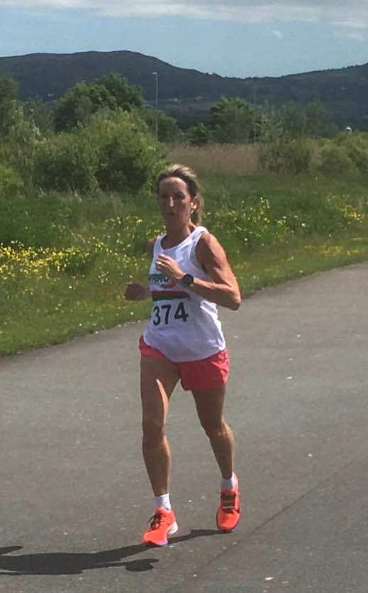 North Wales Road Runners Club member Carla Green finished in eighth place.