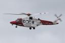 Library image of a Coastguard helicopter.