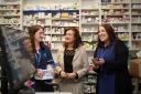 Minister for Health and Social Services Eluned Morgan MS, visits Rhyl during Thursday's launch event