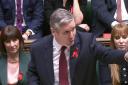 Labour leader Keir Starmer speaks during Prime Minister’s Questions (House of Commons/UK Parliament/PA)