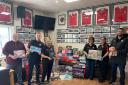 Presents donated by Rhyl Rugby Club to North Wales Superkids