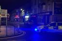 The incident in Rhyl attracted a large police presence