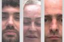 Jamie Andrew Cowell, Paula Clutton, and Joseph Fogg were among defendants jailed this month.