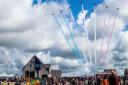 The Red Arrows at Rhyl Air Show, August 26, 2023