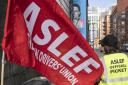 Members of the Aslef union at 16 train operating companies will strike in May (Danny Lawson/PA)
