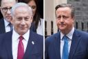 Israel prime minister Benjamin Netanyahu (left) and UK Foreign Secretary David Cameron