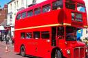 Vintage red London bus will be coming to Llangollen
