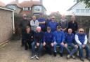 An East Parade Bowling Club team picture. Photo: Geoff Causer