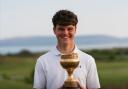 Caolan Burford after winning the Welsh Men's Open Strokeplay tournament