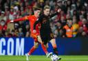 Harry Wilson in action for Wales against the Netherlands