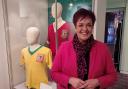 Deputy Minister for Arts and Sport, Dawn Bowden at the Wrexham Museum