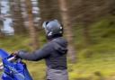 Bikers have again been reported to North Wales Police after videos of scramblers speeding in the woods behind Abergele's Gwyrch Castle were uploaded to TikTok..
