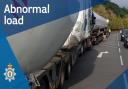 The abnormal load will be escorted on December 20 at 2pm.