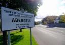 Welcome to Abergele sign