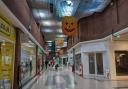 Halloween decorations at the White Rose Centre.