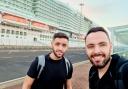 Richard and Adam posted on Facebook 'Thank you so much P&O Cruises Iona for a fantastic week of shows'