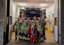 Firefighters from Asaph Retained Duty System (RDS) station get into the Christmas spirit!