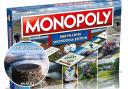 Monopoly: Eryri edition and  Yr Wyddfa on the board