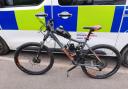 The motorised bike seized by police in Prestatyn