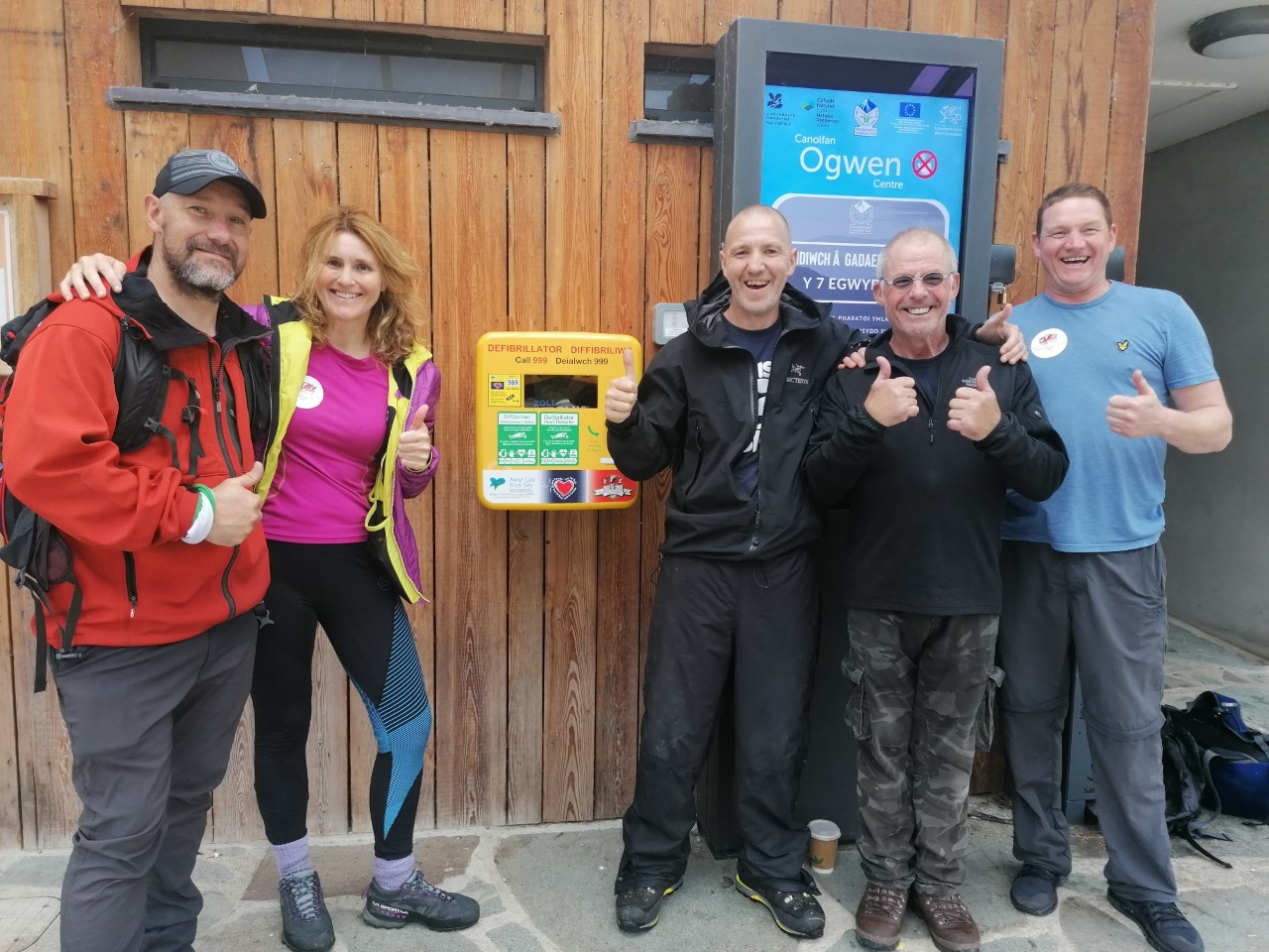 Fundraisers took on Snowdonia 15 Peaks Challenge to raise money for vital defibrillators