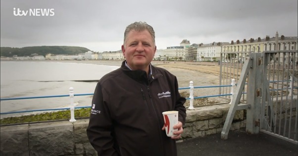 Adam Williams. Picture: ITV Wales/The Pier