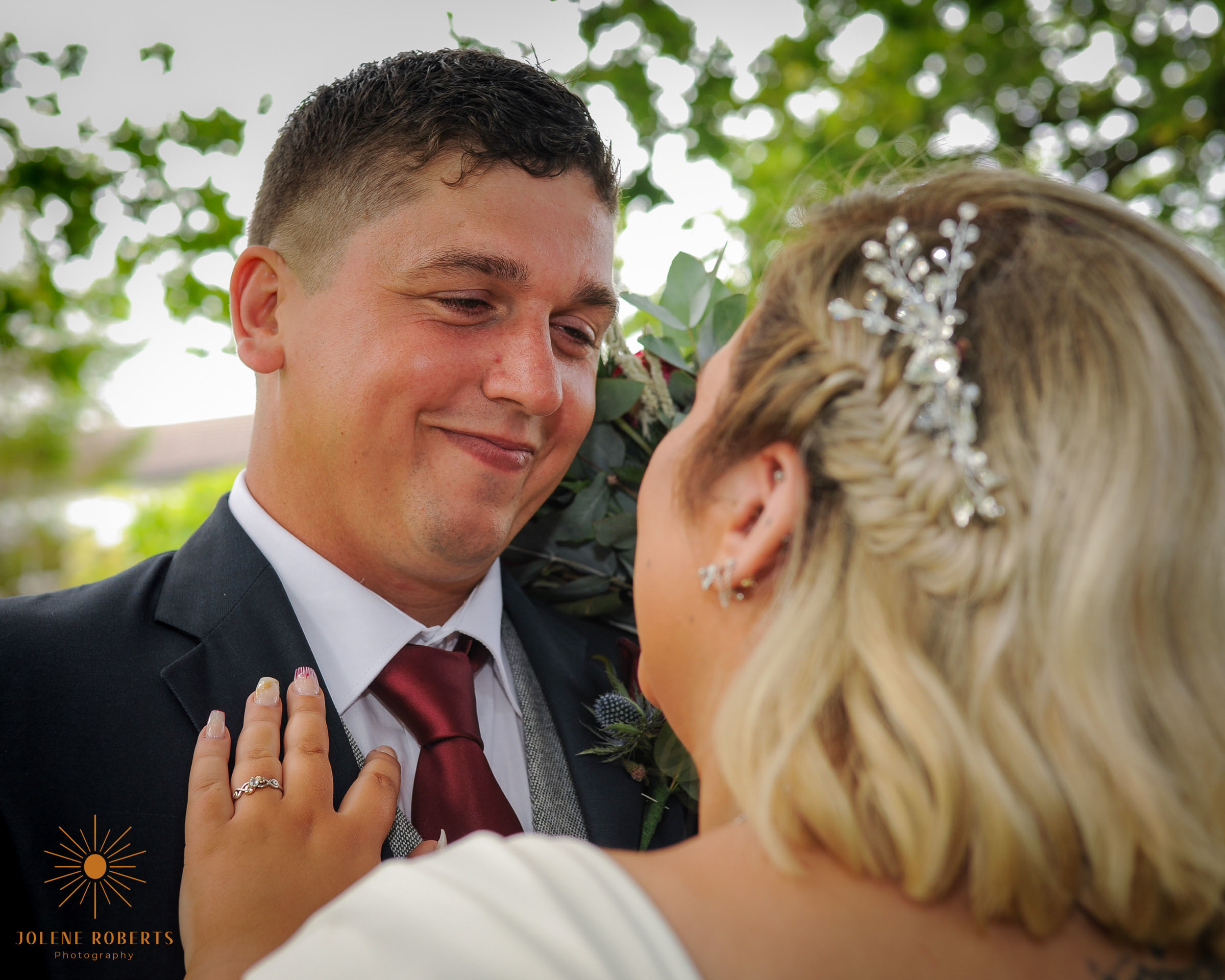 Tania and Connor Rowlands. Picture: Jolene Roberts of Wedding Photography by Jolene