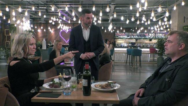 Coronation Street and Eastenders cast meet in awkward First Dates episode. (PA/BBC)