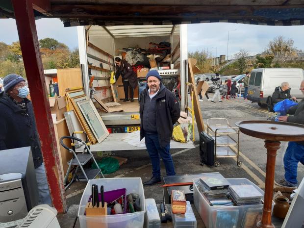 Rhyl Journal: Paul Lawson, who has been has been a trader at Prestatyn market ‘on and off for 25 years’