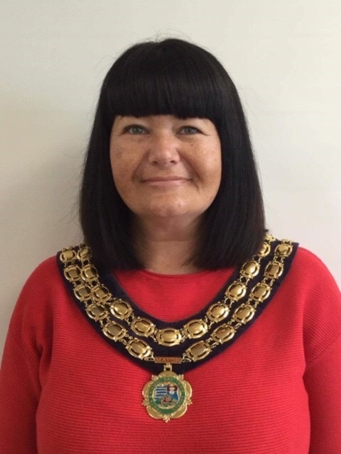 Cllr Kay Redhead, mayor of Towyn and Kinmel Bay