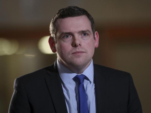 Rhyl Journal: Douglas Ross said Mr Johnson must resign if he misled Parliament (Fraser Bremner/Daily Mail/PA)