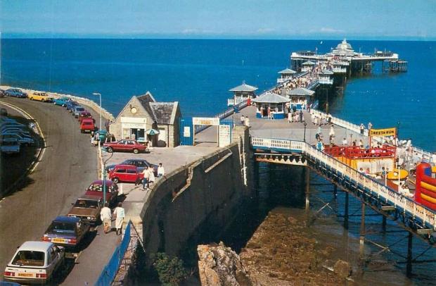 Rhyl Journal: The Pier in the 1980s, with its old second entrance from Happy Valley Road to the left. Photo: David Roberts