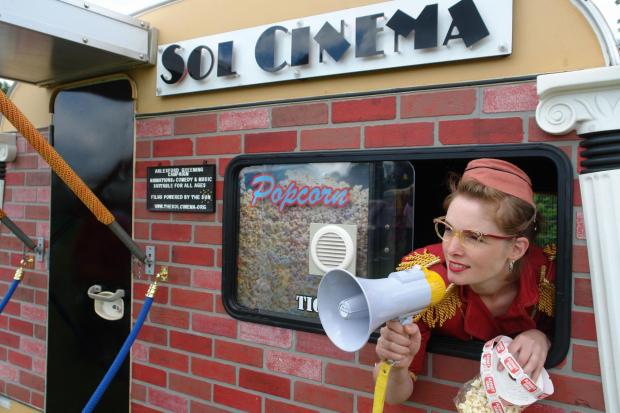 Rhyl Journal: The Sol Cinema provides snacks and refreshments like popcorn. 